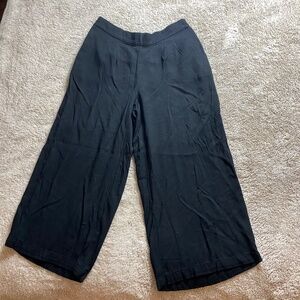 Women’s APT. 9 Black High-Waist Wide Leg Culotte Pant XS